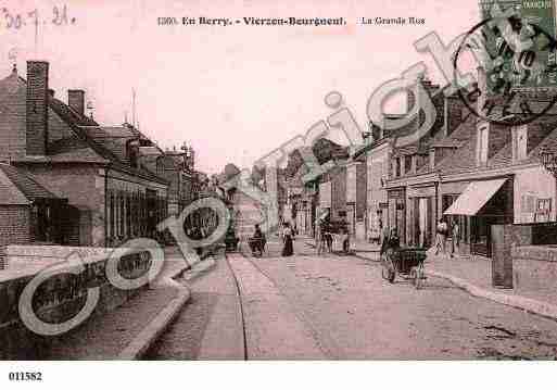 Ville de VIERZON, carte postale ancienne