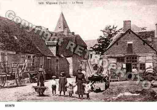 Ville de VIGOUX, carte postale ancienne