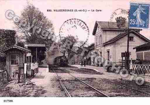 Ville de VILLECRESNES, carte postale ancienne