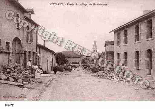 Ville de XEUILLEY, carte postale ancienne