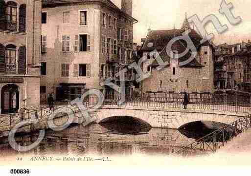 Ville de ANNECY, carte postale ancienne