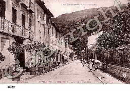 Ville de AXLESTHERMES, carte postale ancienne