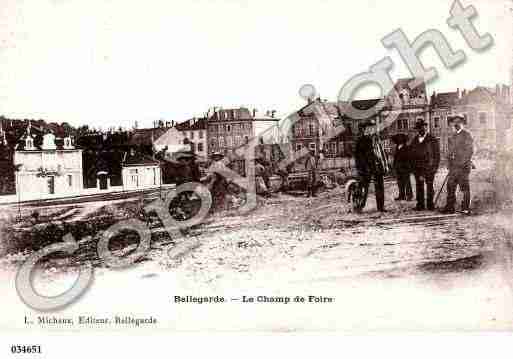 Ville de BELLEGARDESURVALSERINE, carte postale ancienne