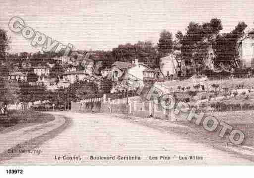 Ville de CANNET(LE), carte postale ancienne