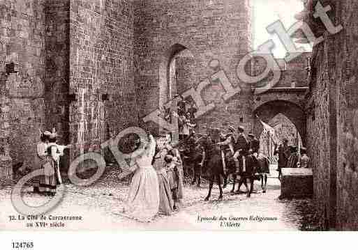 Ville de CARCASSONNE, carte postale ancienne