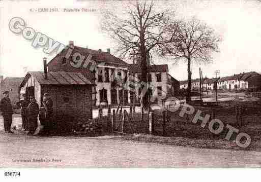 Ville de CARLING, carte postale ancienne