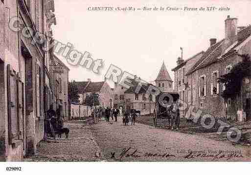 Ville de CARNETIN, carte postale ancienne