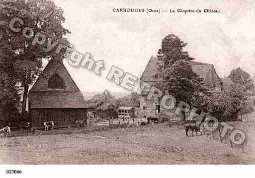 Ville de CARROUGES, carte postale ancienne