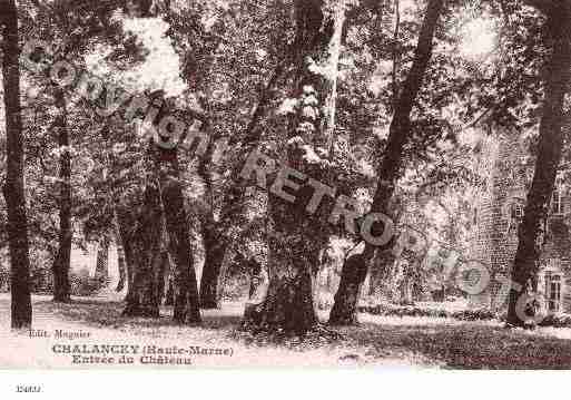 Ville de CHALANCEY, carte postale ancienne