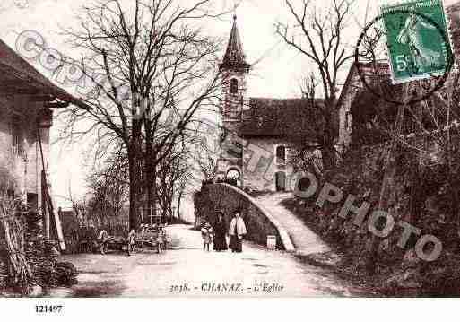 Ville de CHANAZ, carte postale ancienne