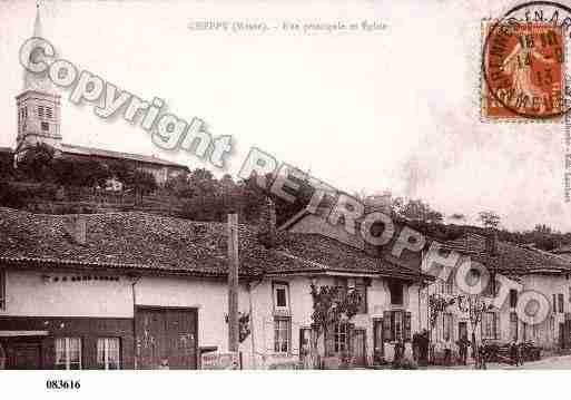 Ville de CHEPPY, carte postale ancienne