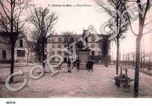 Ville de CHOISYLEROI, carte postale ancienne