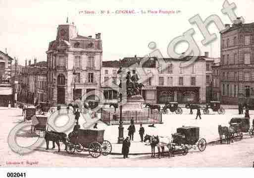 Ville de COGNAC, carte postale ancienne