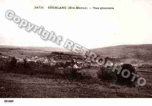 Ville de COUBLANC, carte postale ancienne