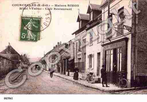 Ville de COURCELLESSVIOSNE, carte postale ancienne