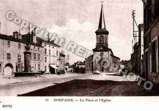 Ville de DOMPAIRE, carte postale ancienne