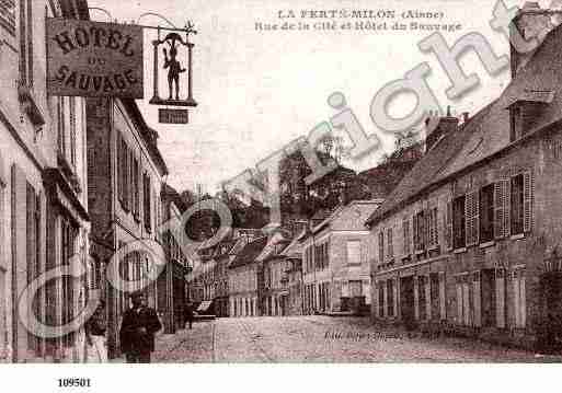 Ville de FERTEMILON(LA), carte postale ancienne