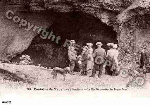 Ville de FONTAINEDEVAUCLUSE, carte postale ancienne