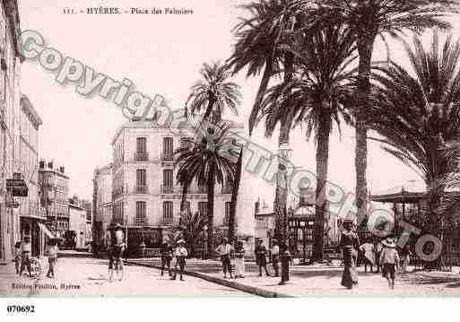 Ville de HYERES, carte postale ancienne