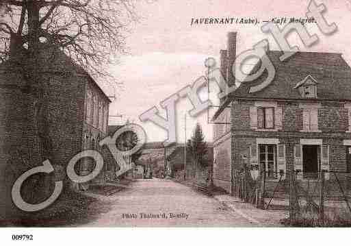 Ville de JAVERNANT, carte postale ancienne