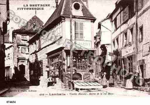 Ville de LAMBALLE, carte postale ancienne