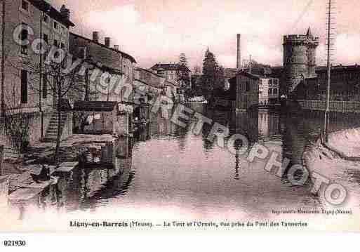 Ville de LIGNYENBARROIS, carte postale ancienne