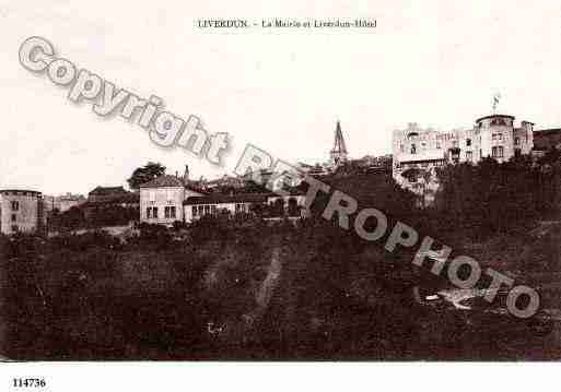 Ville de LIVERDUN, carte postale ancienne