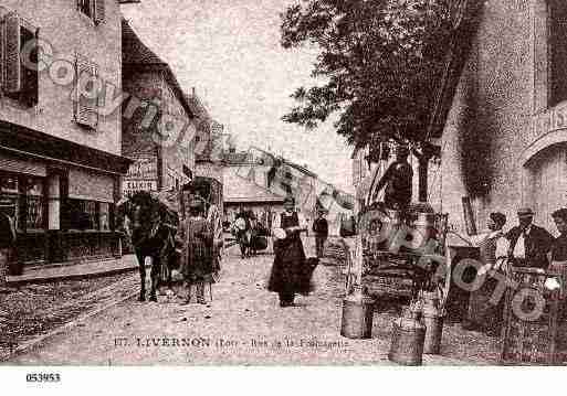 Ville de LIVERNON, carte postale ancienne