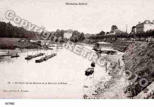 Ville de MAISONSALFORT, carte postale ancienne