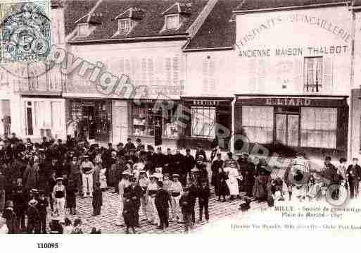 Ville de MILLYLAFORET, carte postale ancienne