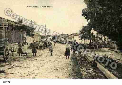 Ville de MONTHAIRONS(LES), carte postale ancienne