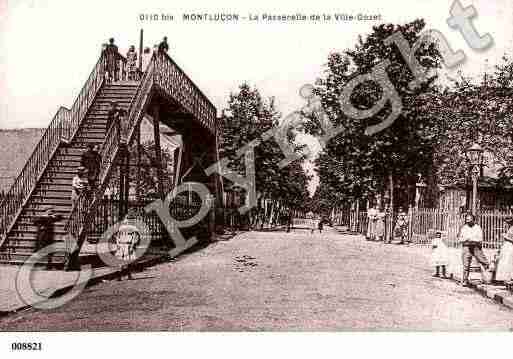 Ville de MONTLUCON, carte postale ancienne