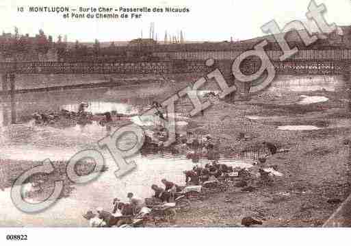 Ville de MONTLUCON, carte postale ancienne