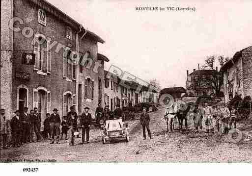 Ville de MORVILLELESVIC, carte postale ancienne