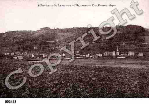 Ville de NAUSSAC, carte postale ancienne