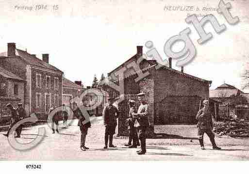 Ville de NEUFLIZE, carte postale ancienne