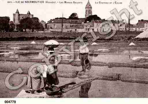 Ville de NOIRMOUTIERENL'ILE, carte postale ancienne