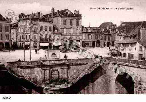 Ville de OLORONSAINTEMARIE, carte postale ancienne