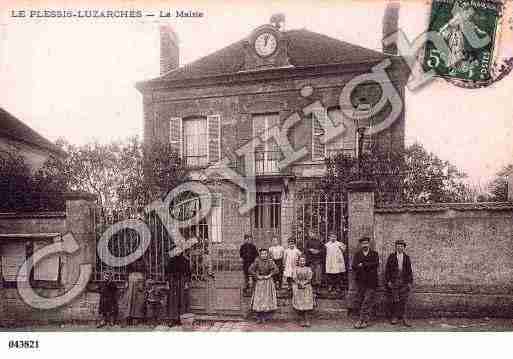 Ville de PLESSYLUZARCHES(LE), carte postale ancienne