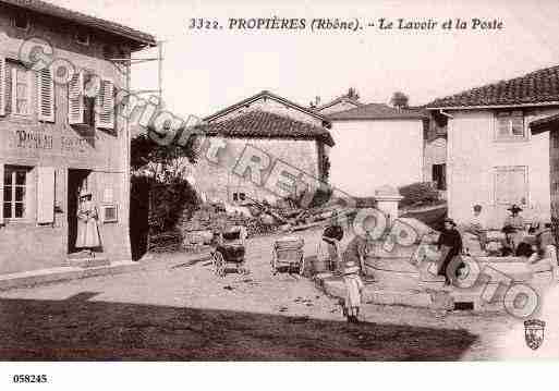 Ville de PROPIERES, carte postale ancienne