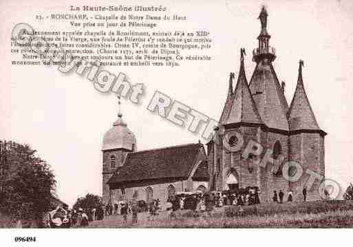 Ville de RONCHAMP, carte postale ancienne