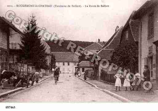 Ville de ROUGEMONTLECHATEAU, carte postale ancienne