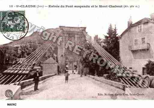 Ville de SAINTCLAUDE, carte postale ancienne