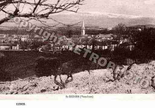 Ville de SAINTDIDIER, carte postale ancienne