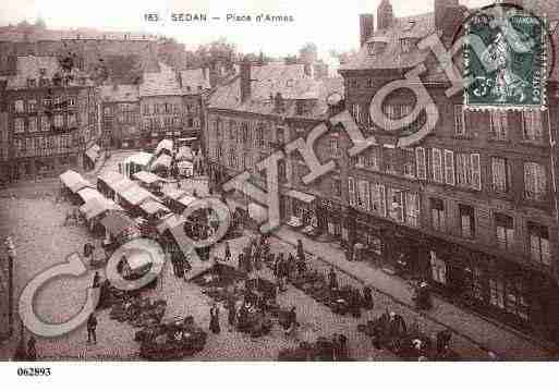 Ville de SEDAN, carte postale ancienne