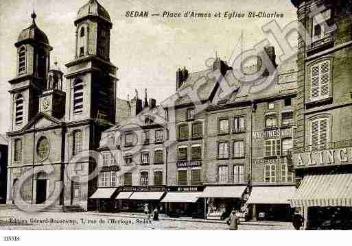 Ville de SEDAN, carte postale ancienne