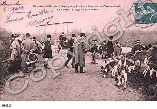 Ville de SENONCHES, carte postale ancienne