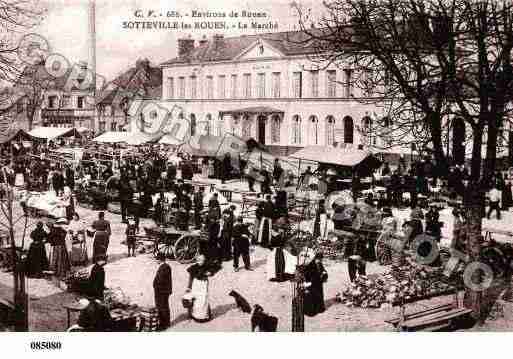 Ville de SOTTEVILLELESROUEN, carte postale ancienne