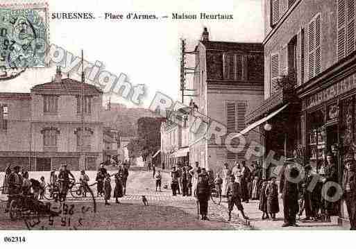 Ville de SURESNES, carte postale ancienne