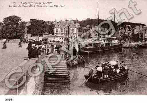 Ville de TROUVILLESURMER, carte postale ancienne